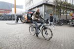 Tilburg 3 november 2017
Leo Alkemade op zijn electrische fiets in het centrum van Tilburg