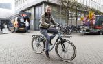 Tilburg 3 november 2017
Leo Alkemade op zijn electrische fiets in het centrum van Tilburg