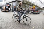 Tilburg 3 november 2017
Leo Alkemade op zijn electrische fiets in het centrum van Tilburg