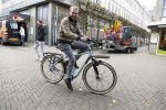 Tilburg 3 november 2017
Leo Alkemade op zijn electrische fiets in het centrum van Tilburg