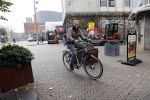 Tilburg 3 november 2017
Leo Alkemade op zijn electrische fiets in het centrum van Tilburg