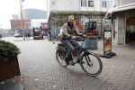 Tilburg 3 november 2017
Leo Alkemade op zijn electrische fiets in het centrum van Tilburg