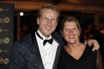 Amsterdam 12 oktober 2017 
Uitreiking televizierring in het afas live theater. Leo Alkemade met vrouw