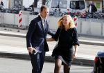 Amsterdam 14 oktober 2017
Afscheidsdienst van burgemeetser Eberhard v d Laan in het concertgebouw. Lodewijk Asscher  met vrouw