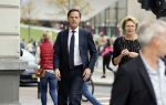 Amsterdam 14 oktober 2017
Afscheidsdienst van burgemeetser Eberhard v d Laan in het concertgebouw. Mark Rutte