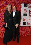 Amsterdam 6 november 2017 
Premiere my fair lady in carre. Monique Collignon met man