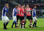 Eindhoven, 22 Januari 2017 Kompetitiewedstrijd PSV-SC Heerenveen, eindstand 4-3