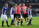Eindhoven, 22 Januari 2017 Kompetitiewedstrijd PSV-SC Heerenveen, eindstand 4-3