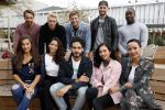 Amsterdam 26 oktober 2017 
De deelnemers-presentatie van het tv-programma Into The Waves Bovenste rij v.l.n.r. Miro Kloosterman, Joshua Nolet (ChefSpecila), Tim Douwsma, Donny Roelvink en Negativ (Maurits Delchot). Onderste rij v.l.n.r Nochtli Peralta Alvares, Touriya Haoud, Kay Nambiar, Christina Curry en Sonja Silva