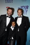 Utrecht 29 oktober 2017
Premiere on your feet in beatrixtheater in Utrecht. Peter v d Vorst met man en hun zoon