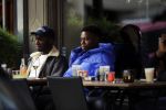 Amsterdam 6 november 2017
Quincy Promes op terras bij v Dam