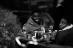 Amsterdam 6 november 2017
Quincy Promes op terras bij v Dam