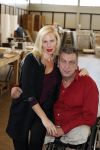 Den Helder 5 oktober 2017
Rob Scholte met zijn vriendin in zijn gallerij
