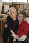 Den Helder 5 oktober 2017
Rob Scholte met zijn vriendin in zijn gallerij