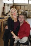 Den Helder 5 oktober 2017
Rob Scholte met zijn vriendin in zijn gallerij