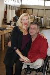 Den Helder 5 oktober 2017
Rob Scholte met zijn vriendin in zijn gallerij