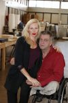 Den Helder 5 oktober 2017
Rob Scholte met zijn vriendin in zijn gallerij