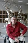 Den Helder 5 oktober 2017
Rob Scholte met zijn vriendin in zijn gallerij