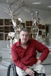 Den Helder 5 oktober 2017
Rob Scholte met zijn vriendin in zijn gallerij