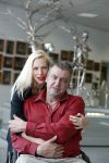 Den Helder 5 oktober 2017
Rob Scholte met zijn vriendin in zijn gallerij