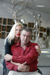 Den Helder 5 oktober 2017
Rob Scholte met zijn vriendin in zijn gallerij