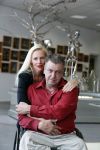 Den Helder 5 oktober 2017
Rob Scholte met zijn vriendin in zijn gallerij