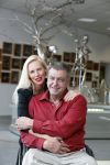 Den Helder 5 oktober 2017
Rob Scholte met zijn vriendin in zijn gallerij