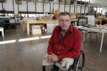 Den Helder 5 oktober 2017
Rob Scholte met zijn vriendin in zijn gallerij