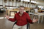 Den Helder 5 oktober 2017
Rob Scholte met zijn vriendin in zijn gallerij