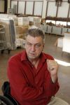 Den Helder 5 oktober 2017
Rob Scholte met zijn vriendin in zijn gallerij