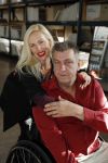 Den Helder 5 oktober 2017
Rob Scholte met zijn vriendin in zijn gallerij