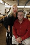 Den Helder 5 oktober 2017
Rob Scholte met zijn vriendin in zijn gallerij