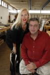 Den Helder 5 oktober 2017
Rob Scholte met zijn vriendin in zijn gallerij