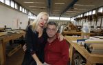 Den Helder 5 oktober 2017
Rob Scholte met zijn vriendin in zijn gallerij