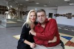 Den Helder 5 oktober 2017
Rob Scholte met zijn vriendin in zijn gallerij