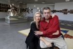 Den Helder 5 oktober 2017
Rob Scholte met zijn vriendin in zijn gallerij
