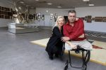 Den Helder 5 oktober 2017
Rob Scholte met zijn vriendin in zijn gallerij