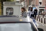 Amsterdam 1 oktober 2017
Romelu Lukaku en zijn vriendin Saar mens bij haar huis in Amsterdam.