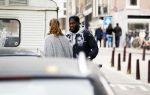 Amsterdam 1 oktober 2017
Romelu Lukaku en zijn vriendin Saar mens bij haar huis in Amsterdam.