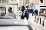 Amsterdam 1 oktober 2017
Romelu Lukaku en zijn vriendin Saar mens bij haar huis in Amsterdam.