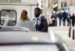 Amsterdam 1 oktober 2017
Romelu Lukaku en zijn vriendin Saar mens bij haar huis in Amsterdam.