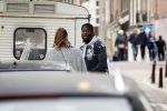 Amsterdam 1 oktober 2017
Romelu Lukaku en zijn vriendin Saar mens bij haar huis in Amsterdam.