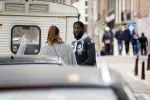 Amsterdam 1 oktober 2017
Romelu Lukaku en zijn vriendin Saar mens bij haar huis in Amsterdam.