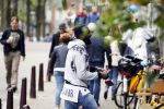 Amsterdam 1 oktober 2017
Romelu Lukaku en zijn vriendin Saar mens bij haar huis in Amsterdam.