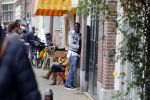 Amsterdam 1 oktober 2017
Romelu Lukaku en zijn vriendin Saar mens bij haar huis in Amsterdam.