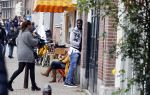 Amsterdam 1 oktober 2017
Romelu Lukaku en zijn vriendin Saar mens bij haar huis in Amsterdam.
