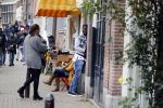 Amsterdam 1 oktober 2017
Romelu Lukaku en zijn vriendin Saar mens bij haar huis in Amsterdam.