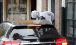 Amsterdam 1 oktober 2017
Romelu Lukaku en zijn vriendin Saar mens bij haar huis in Amsterdam.