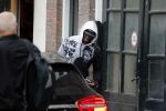 Amsterdam 1 oktober 2017
Romelu Lukaku en zijn vriendin Saar mens bij haar huis in Amsterdam.