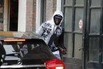 Amsterdam 1 oktober 2017
Romelu Lukaku en zijn vriendin Saar mens bij haar huis in Amsterdam.